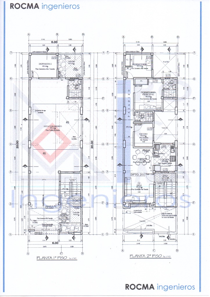 Plano Arquitectura Color